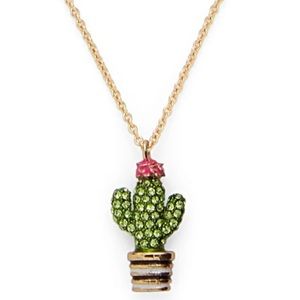 Kate Spade Mini Cactus Pendant Necklace